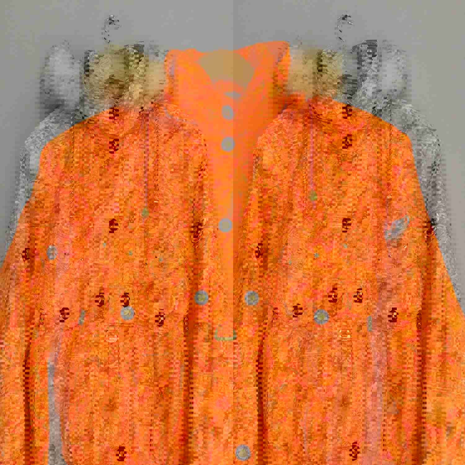 Vintage Yamaha Bomber Art Flora Hoodie Jacket - Large