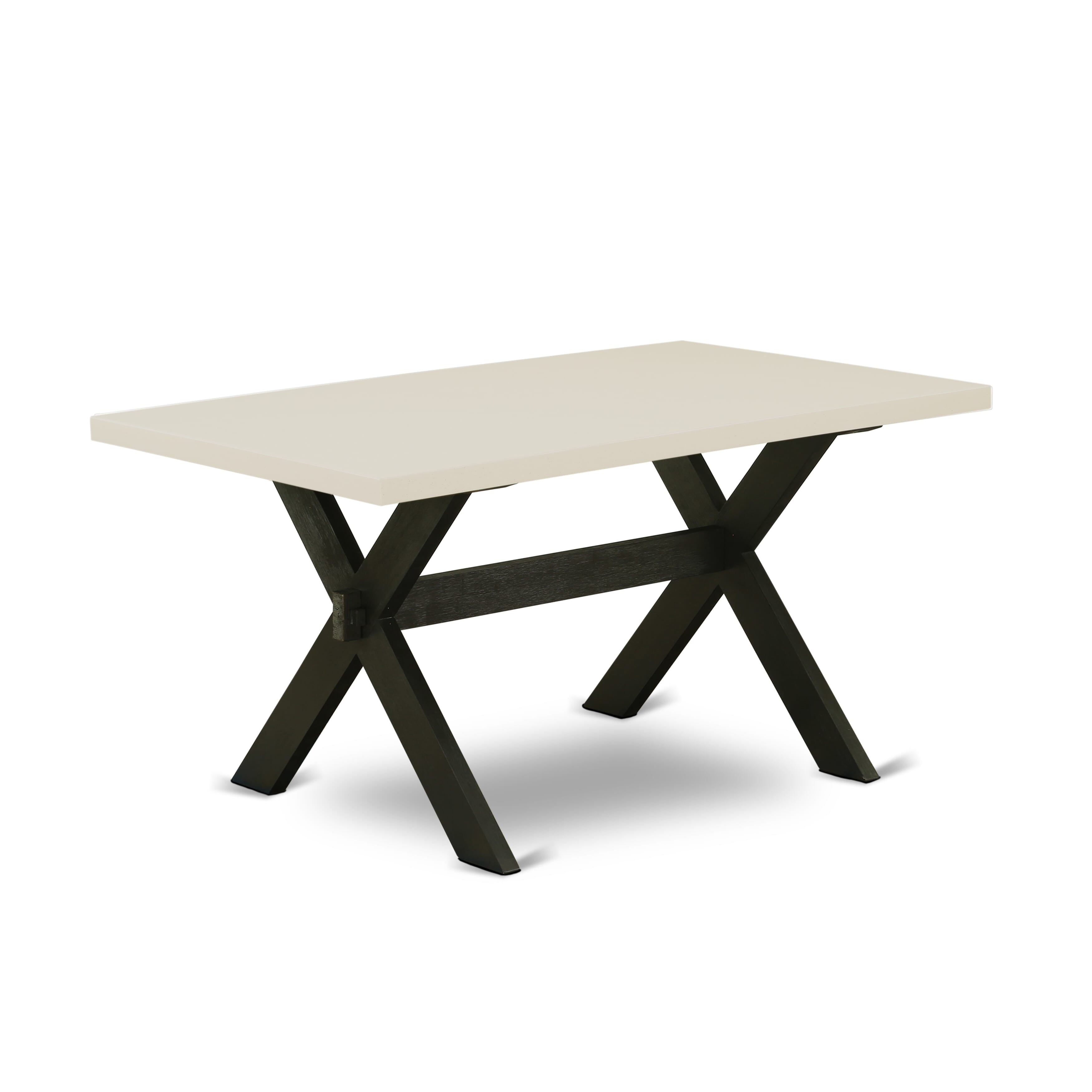 Elegant 6-Piece Dining Set with Rectangular Table, 4 Chairs, and Bench