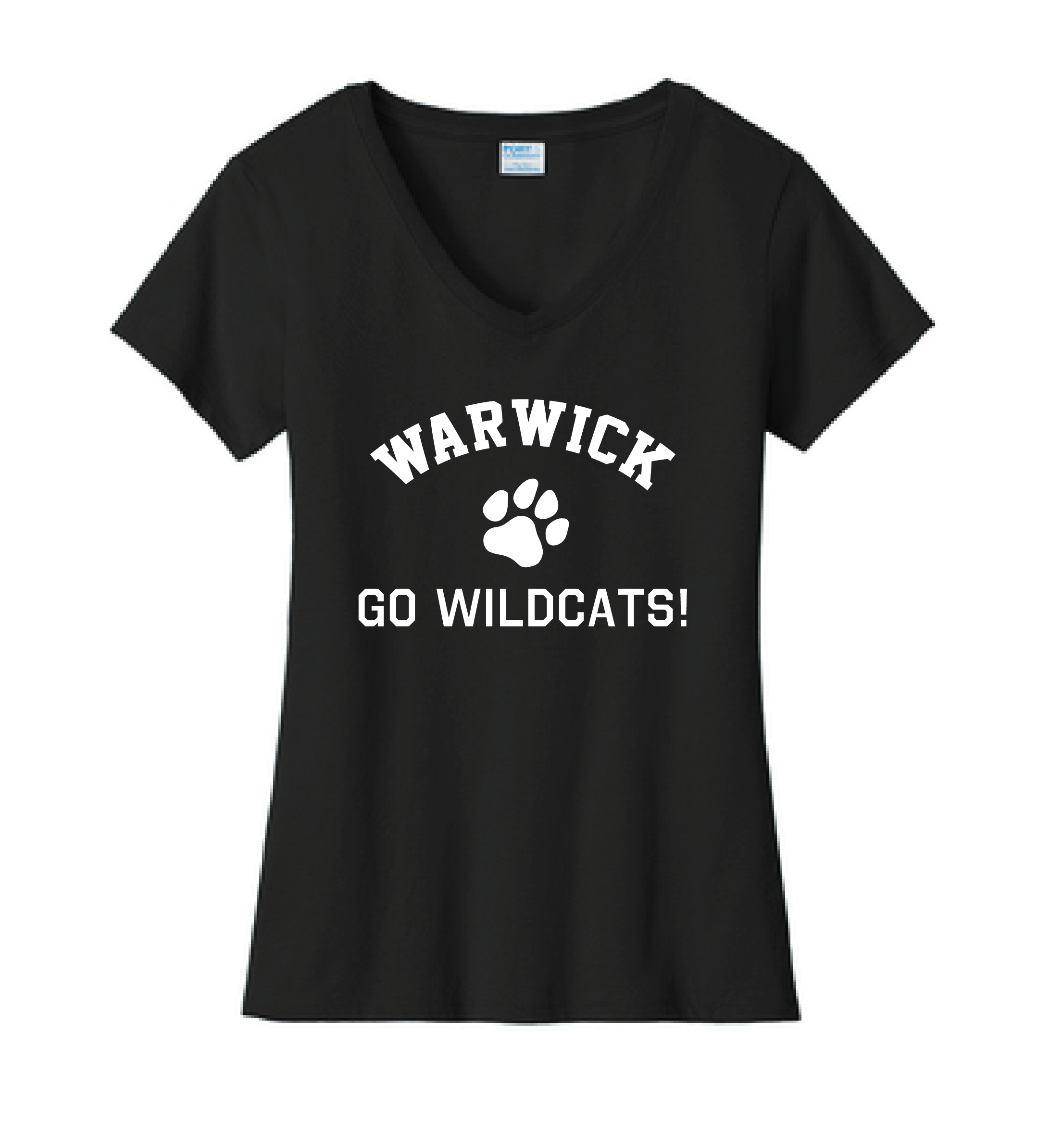Sanfordville Wildcats Ladies V-Neck Game Day Tee