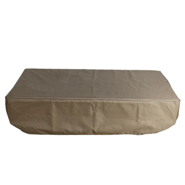 Elementi Metropolis Rectangular Concrete Fire Pit Table - Modern Outdoor Gathering Spot