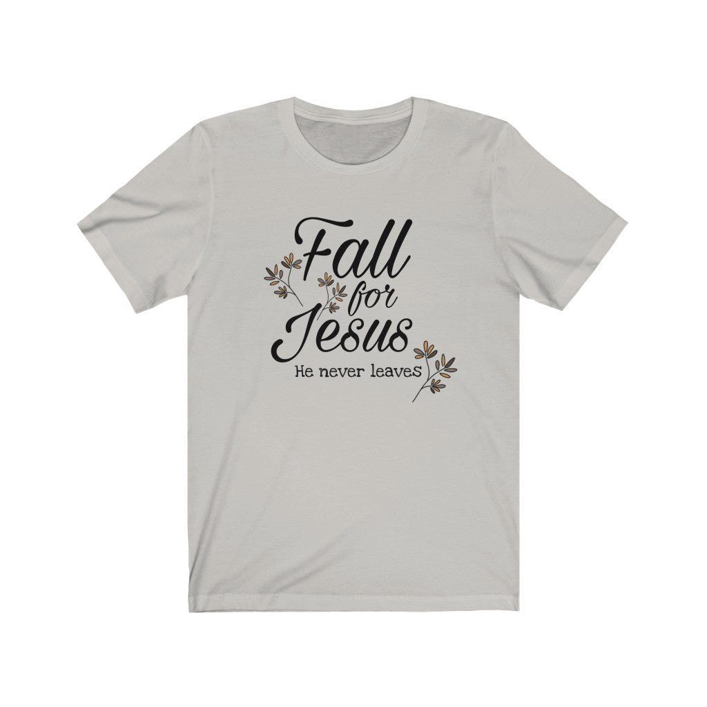 Embrace Faith in Style - Unisex Autumn Leaves Christian Short Sleeve Tee
