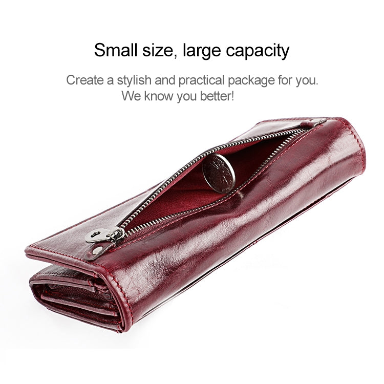 Rustic RFID-Blocking Genuine Leather Wallet for Men