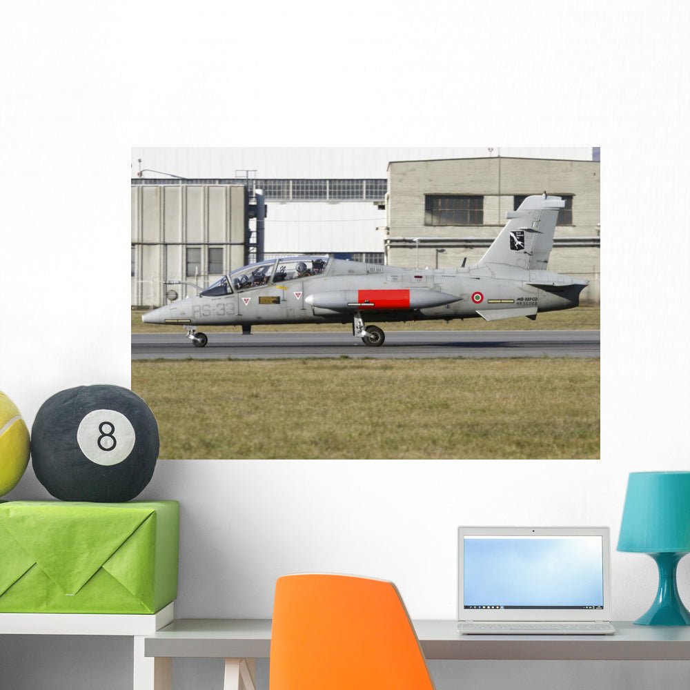 Italian Air Force Themed Wall Decal - Mb-339cd