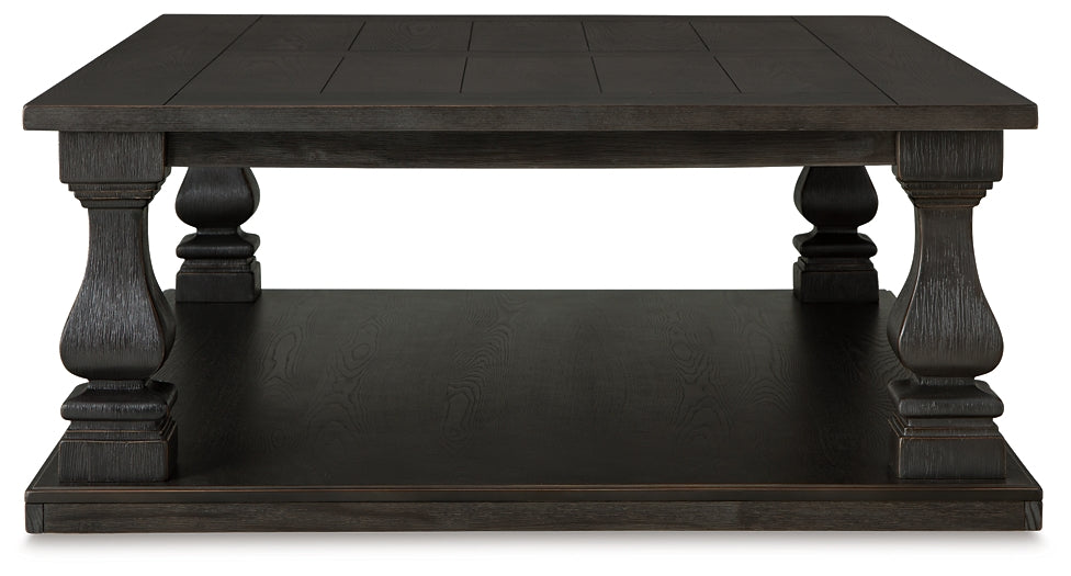 Elegant Vintage-Inspired Rectangular Coffee Table