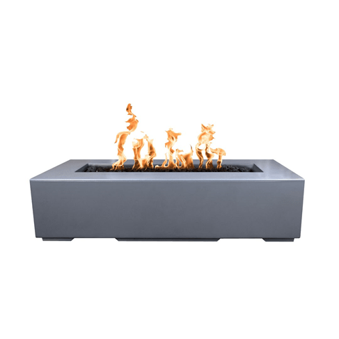 The Outdoor Plus Regal Rectangle Fire Pit with Electronic Ignition