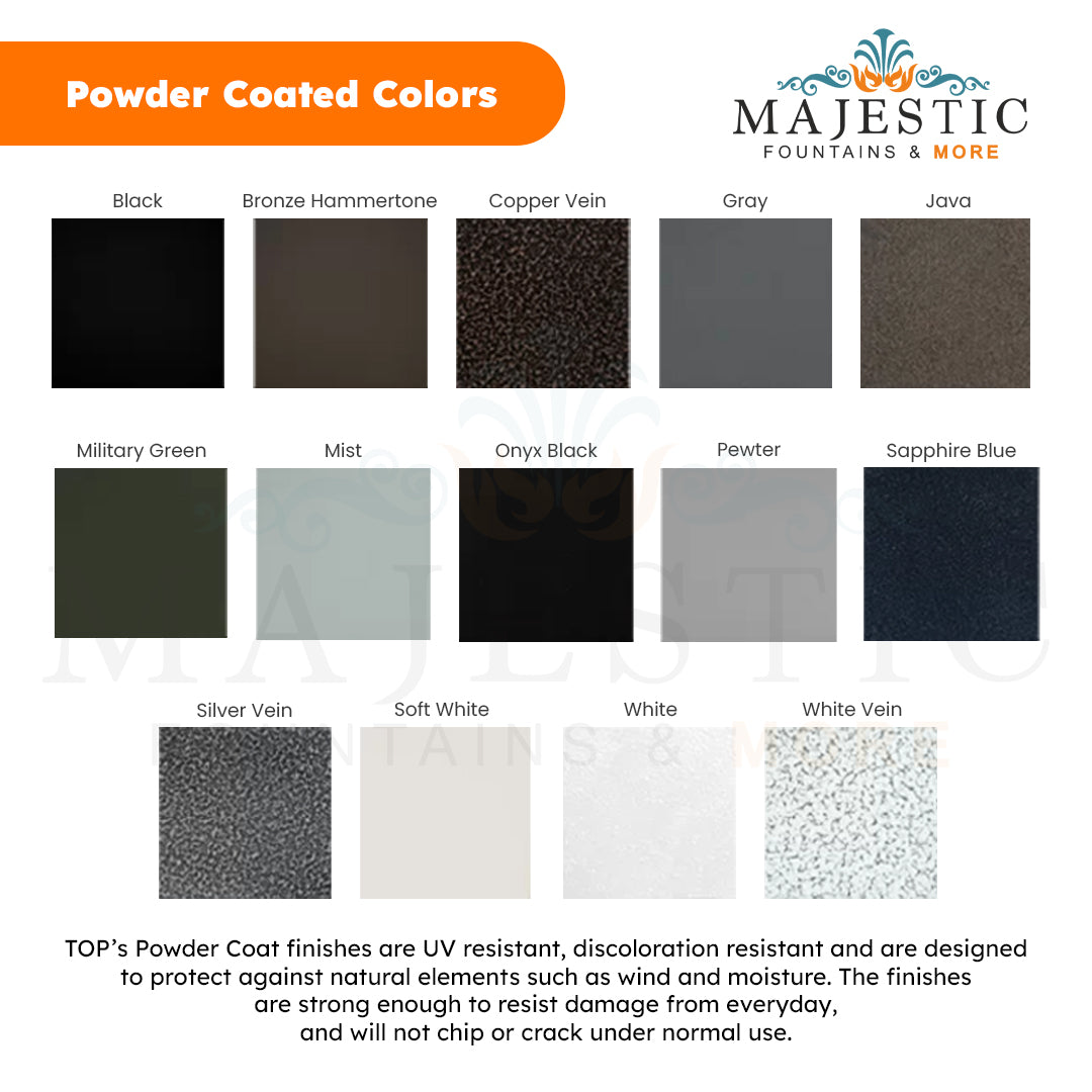 Contemporary Outdoor Plus Coronado Rectangle Fire Pit with Powder Coated Metal and Free Cover