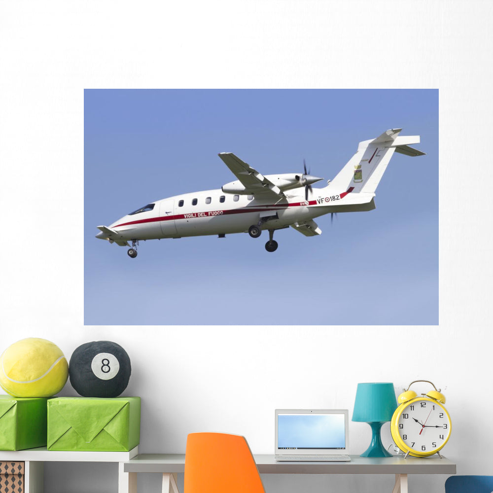 Piaggio P180 Avanti Italy's Wall Decal - Vibrant Aviation Art