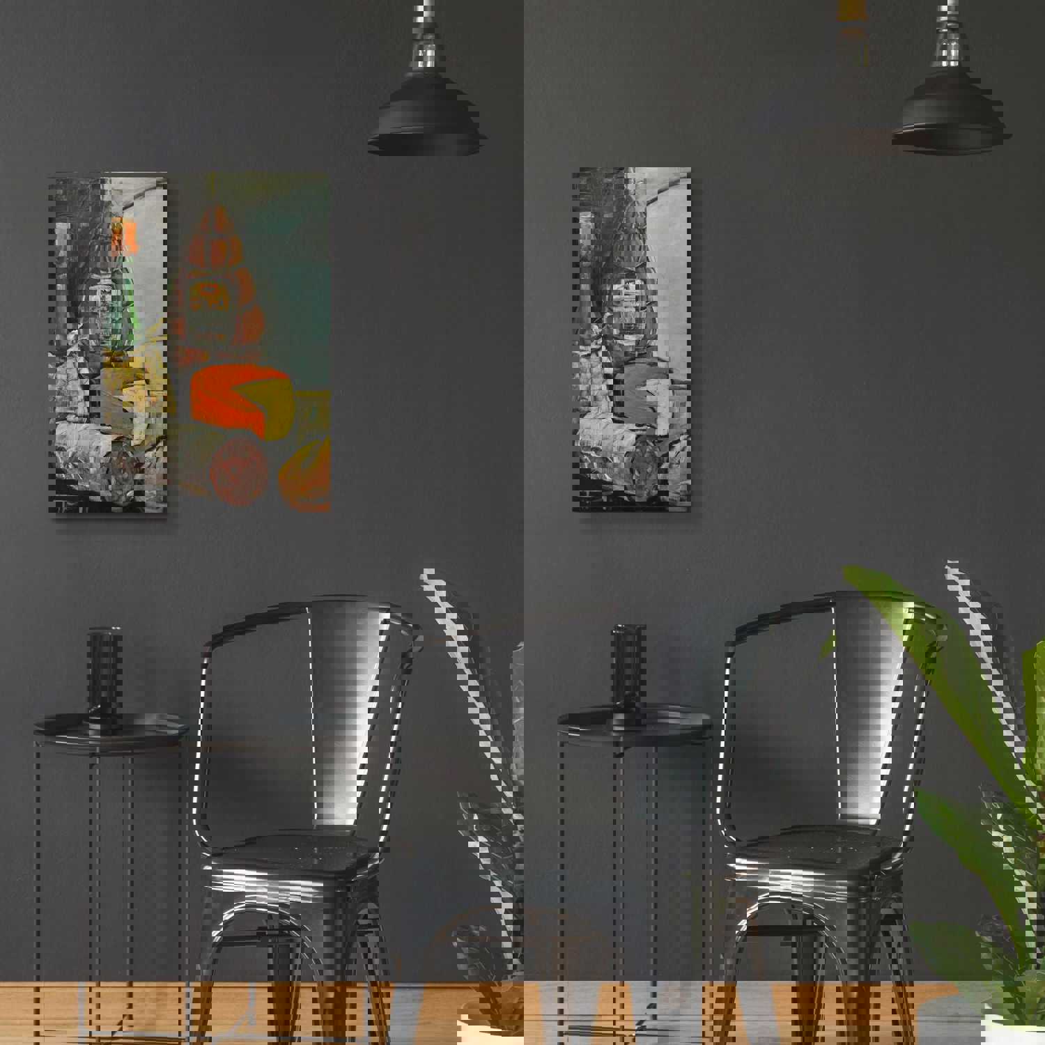 Epic Art - Tim Nyberg's "Bottle of Wine Italian Deli" Acrylic Wall Art