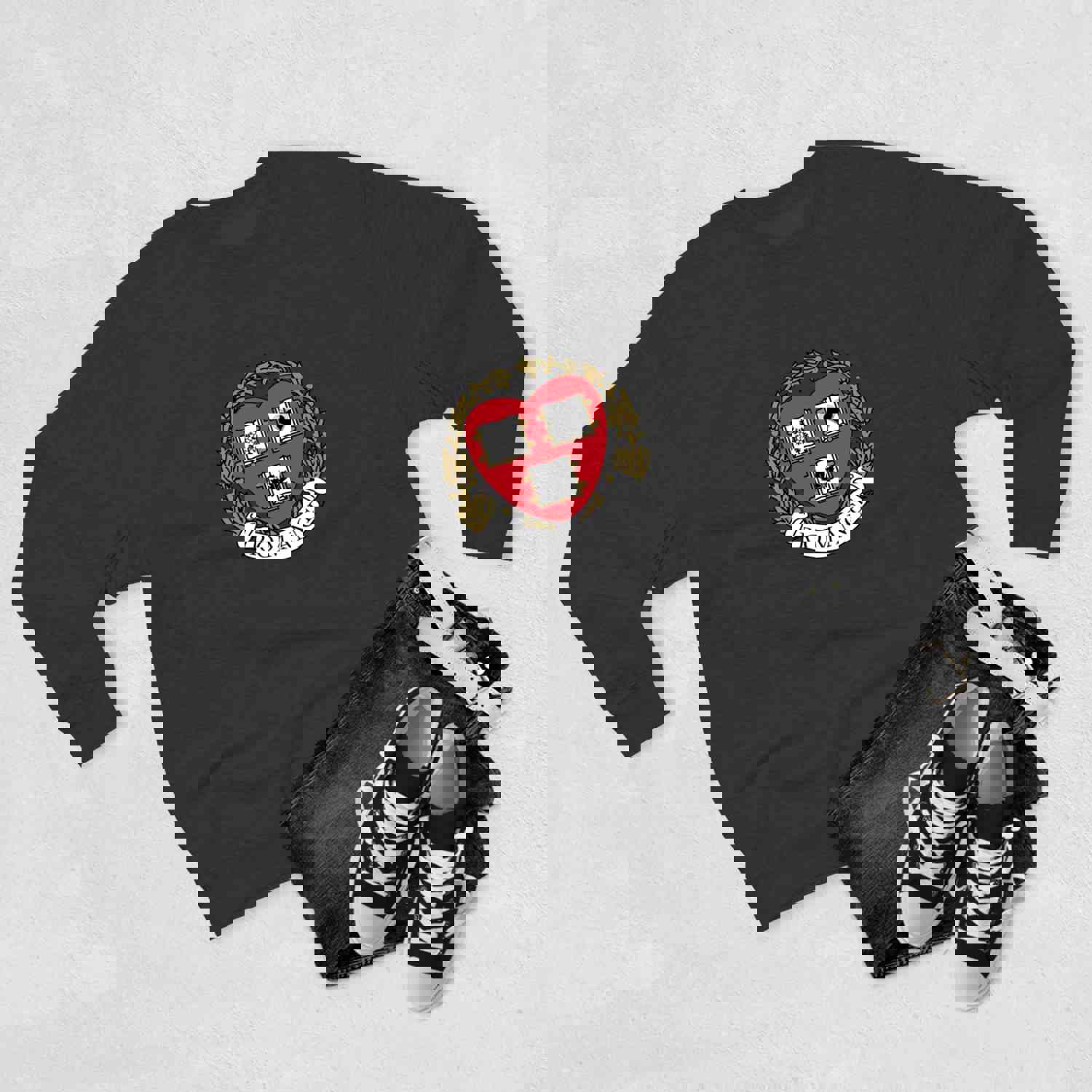 Elegant Romance University Crewneck Sweatshirt