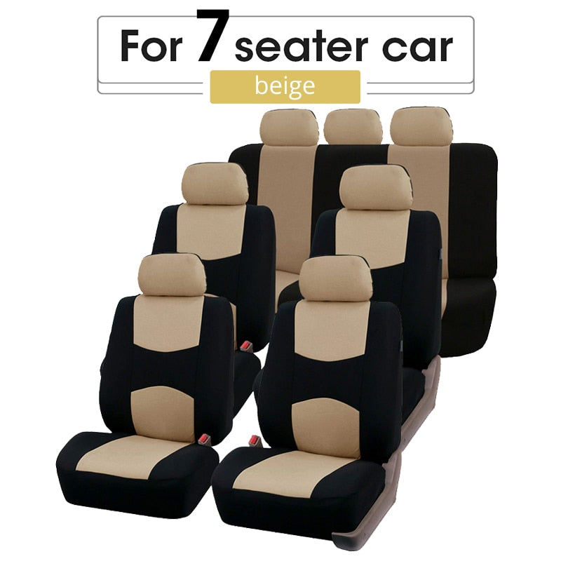 Universal Car Seat Cover Set for Chevrolet Onix, Hyundai HB20, and Other Cars