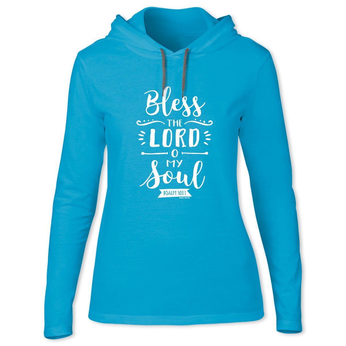 Bless the Lord Christian Hooded Tee - Embrace Gratitude in Style