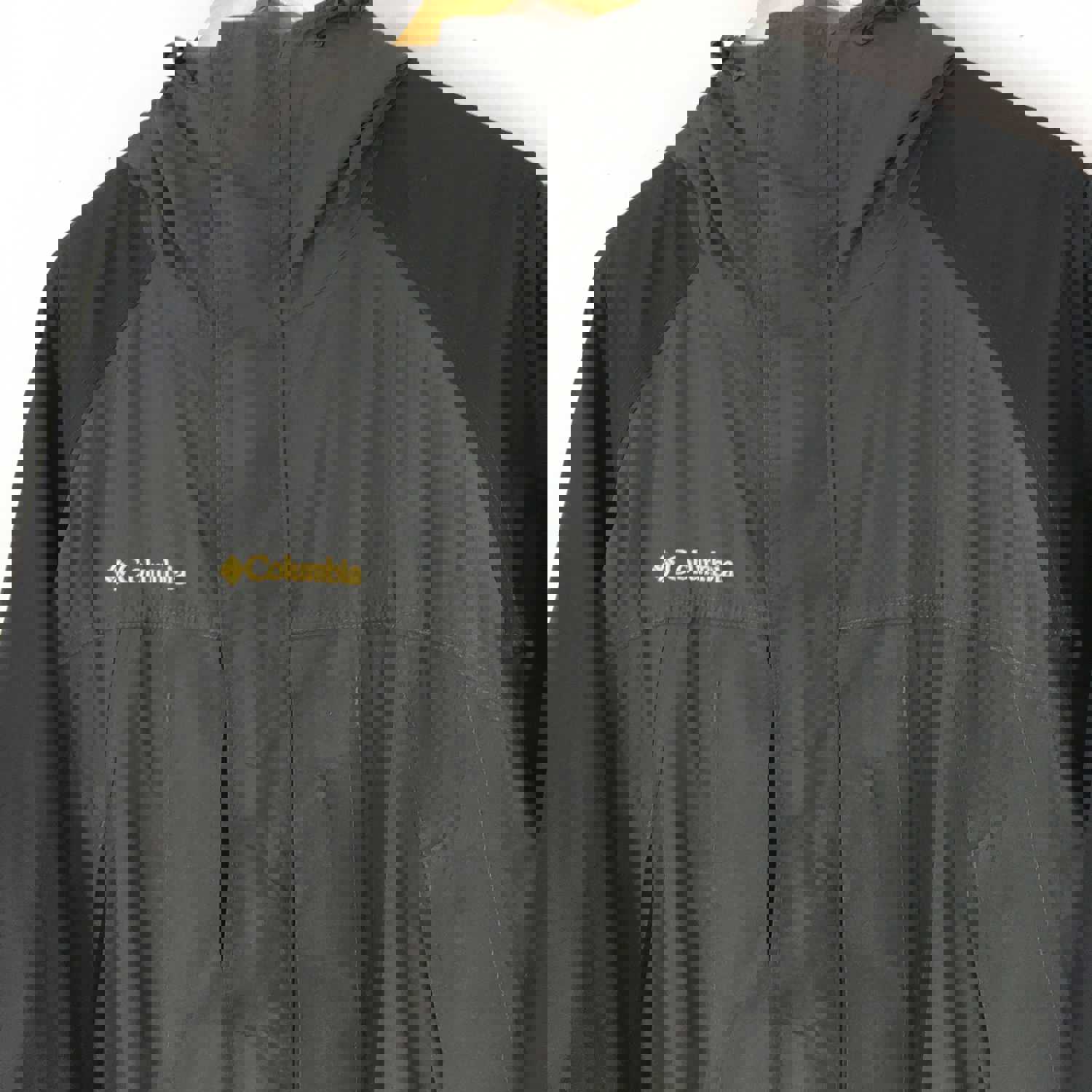 Vintage Columbia Windbreaker Hoodie Jacket Large 1990s