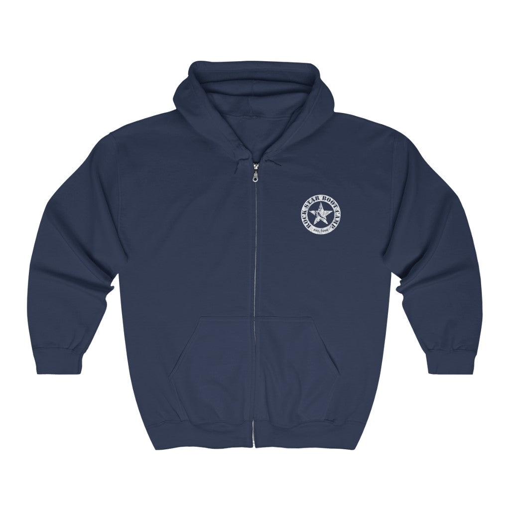 RSBC Poly/Cotton Blend Full Zip Hoodie - Soft Fleece, Classic Comfort