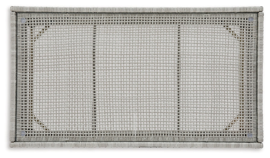 Outdoor Resin Wicker Rectangular Cocktail Table
