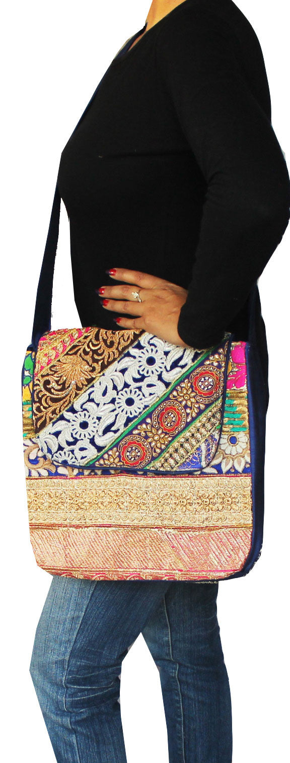 Eco-Friendly Indian Boho Crossbody Bag for Women