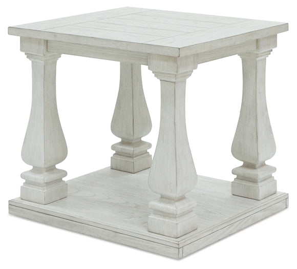 Elegant Traditional Arlendyne Rectangular End Table