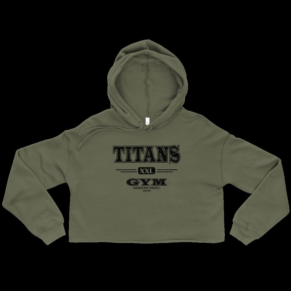 Women's Trendy Raw Hem Crop Hoodie