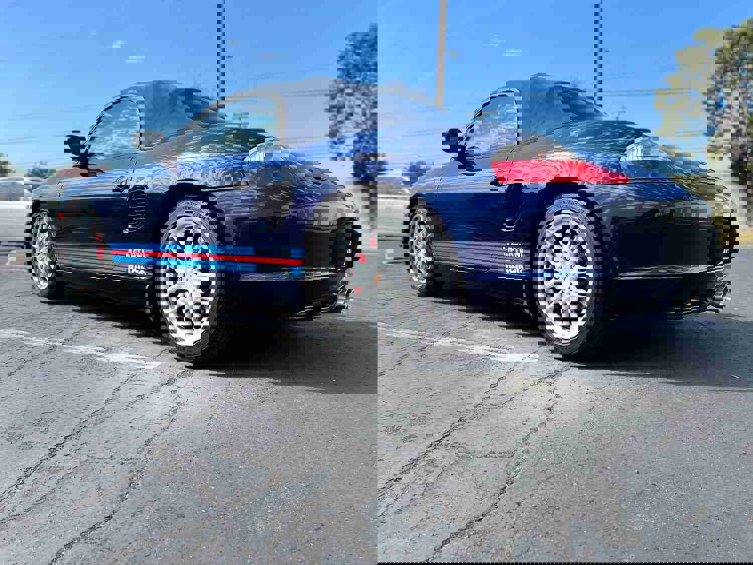 Martini Style Racing Stripes Decal Kit for Car Exterior