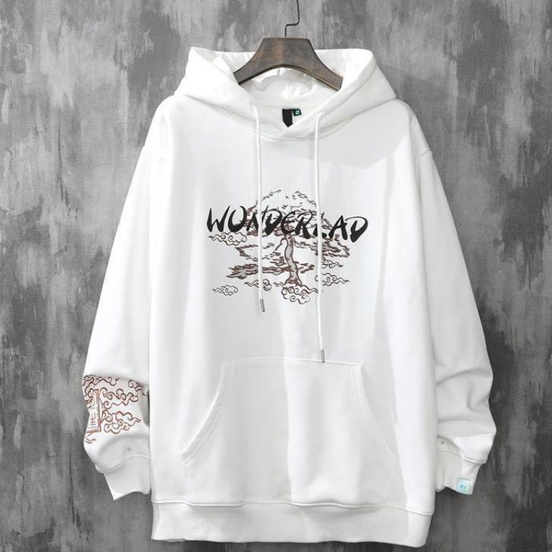 Japanese-Inspired Sakura Tower Oversized Hoodie