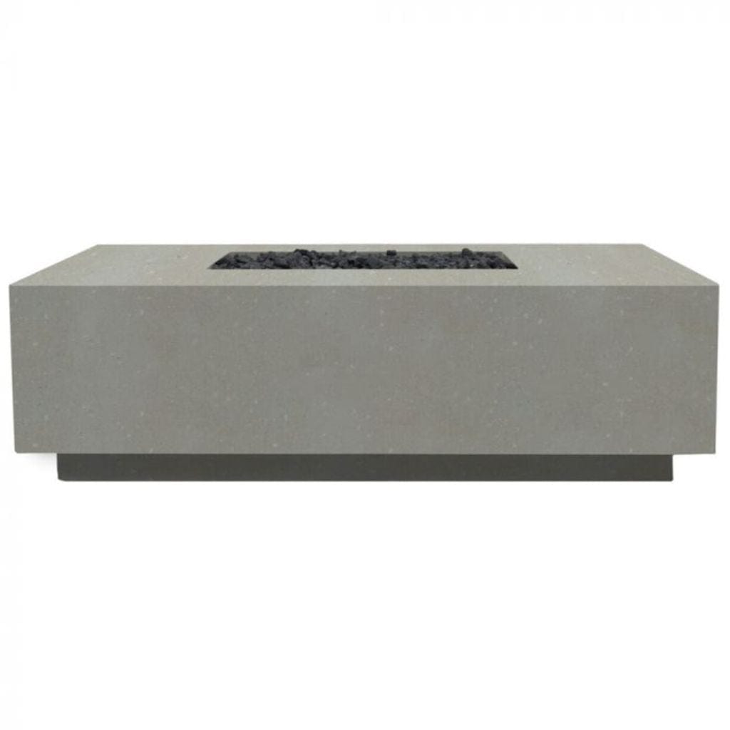 Prism Hardscapes 60" Tavola 7 Rectangular Concrete Natural Gas Fire Pit Table