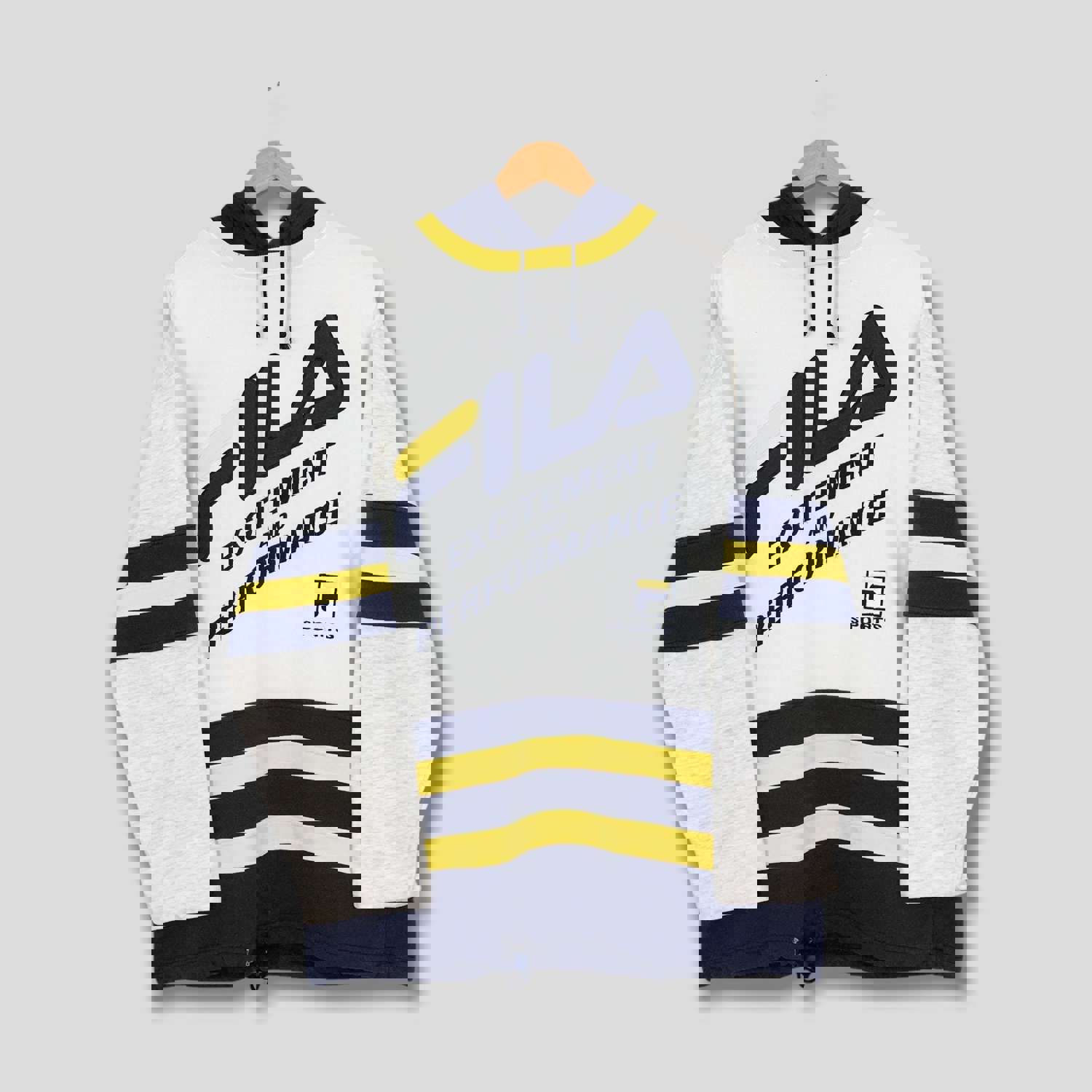 Vintage Fila Italia Hoodie Sweatshirt - Medium