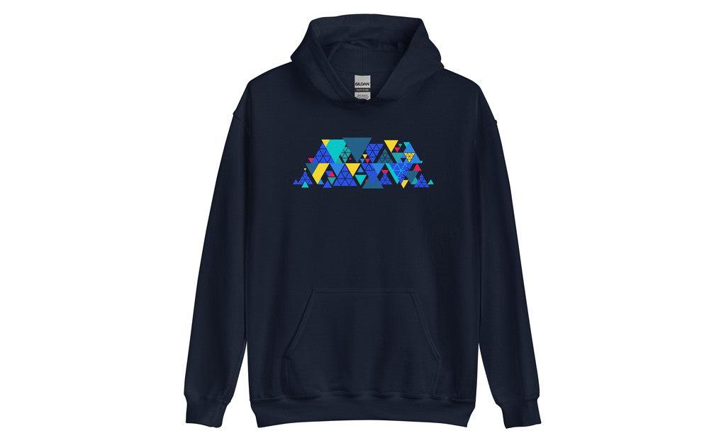 Geometric Pyraminx Hoodie - Cozy and Stylish Sweatshirt