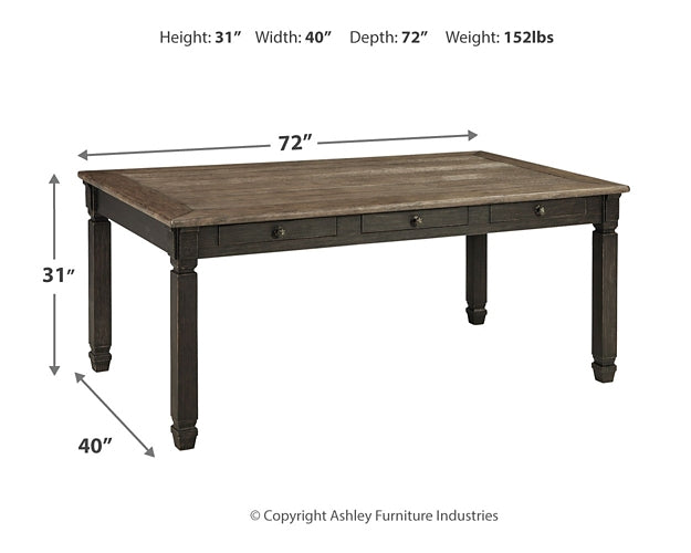 Tyler Creek Urban Farmhouse Rectangular Dining Table