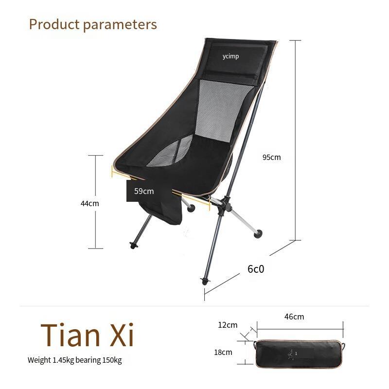 Ultra-Lightweight Aluminum Folding Chair for Outdoor Adventures