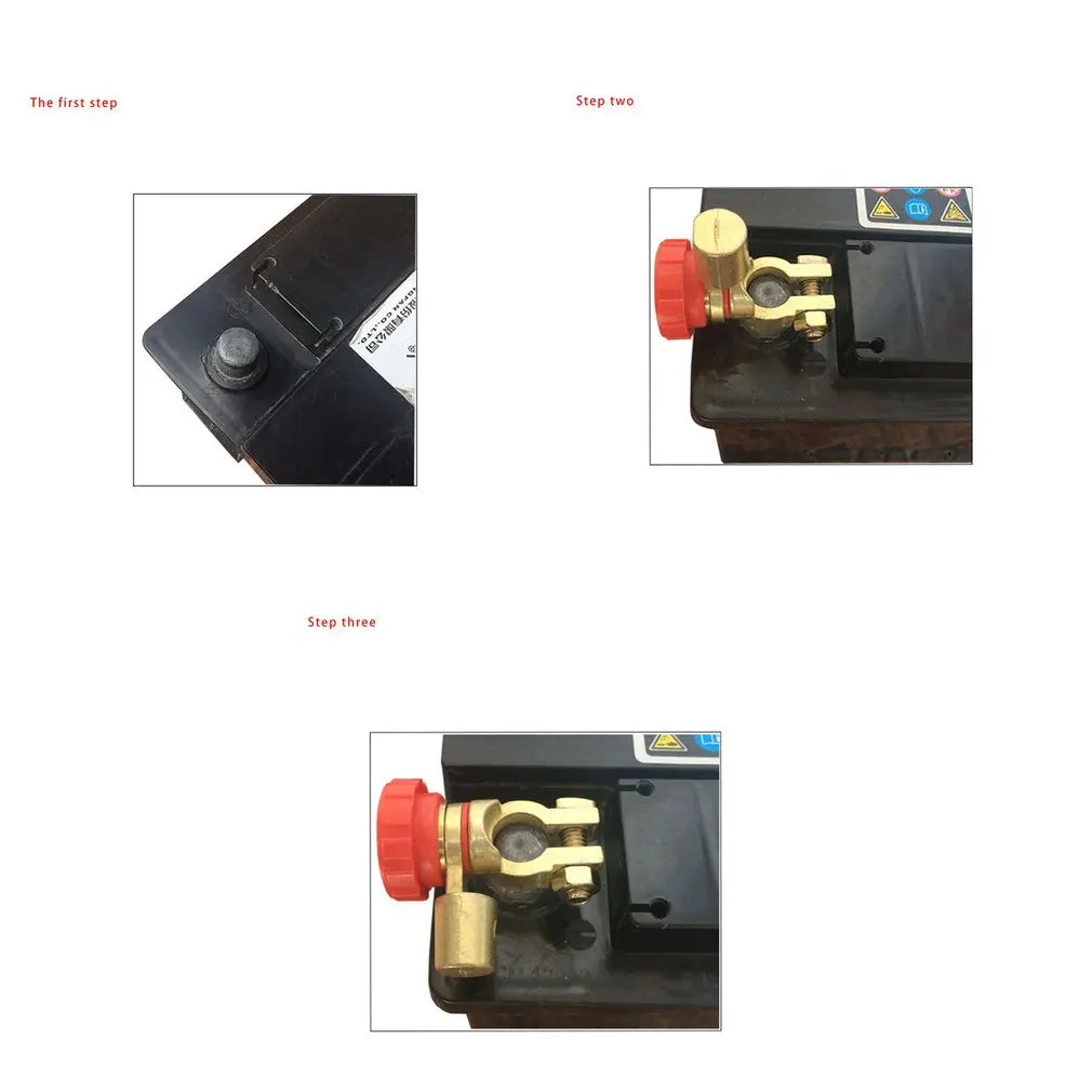 Car Battery Terminal Disconnect Switch, Quick Cut-off Isolator for Auto Maintenance