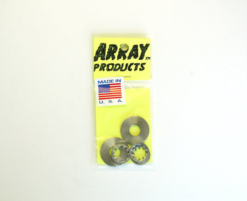 Premium Stainless Steel Washers Set with Star Washers and Decorative Sticker