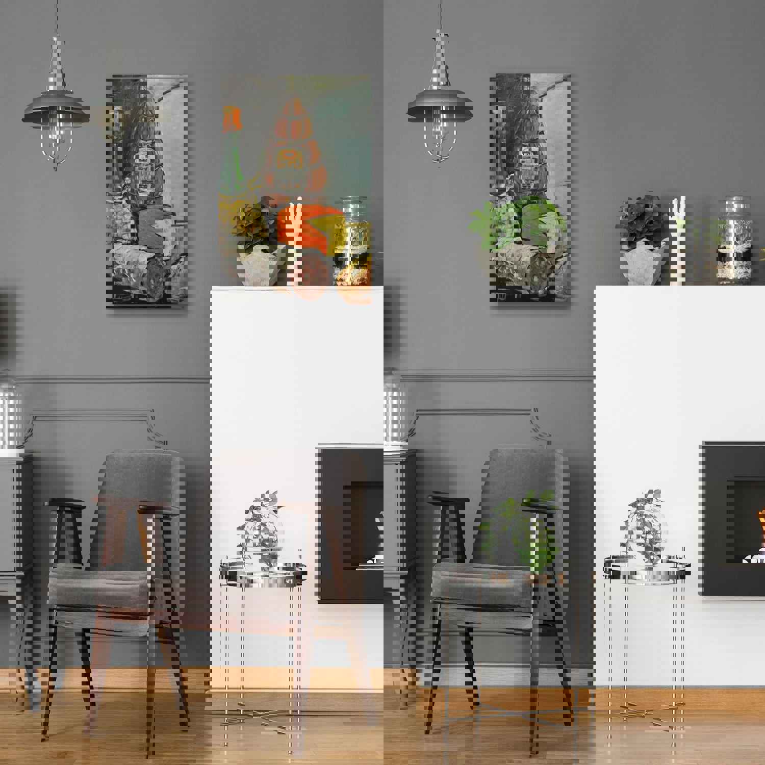 Epic Art - Tim Nyberg's "Bottle of Wine Italian Deli" Acrylic Wall Art