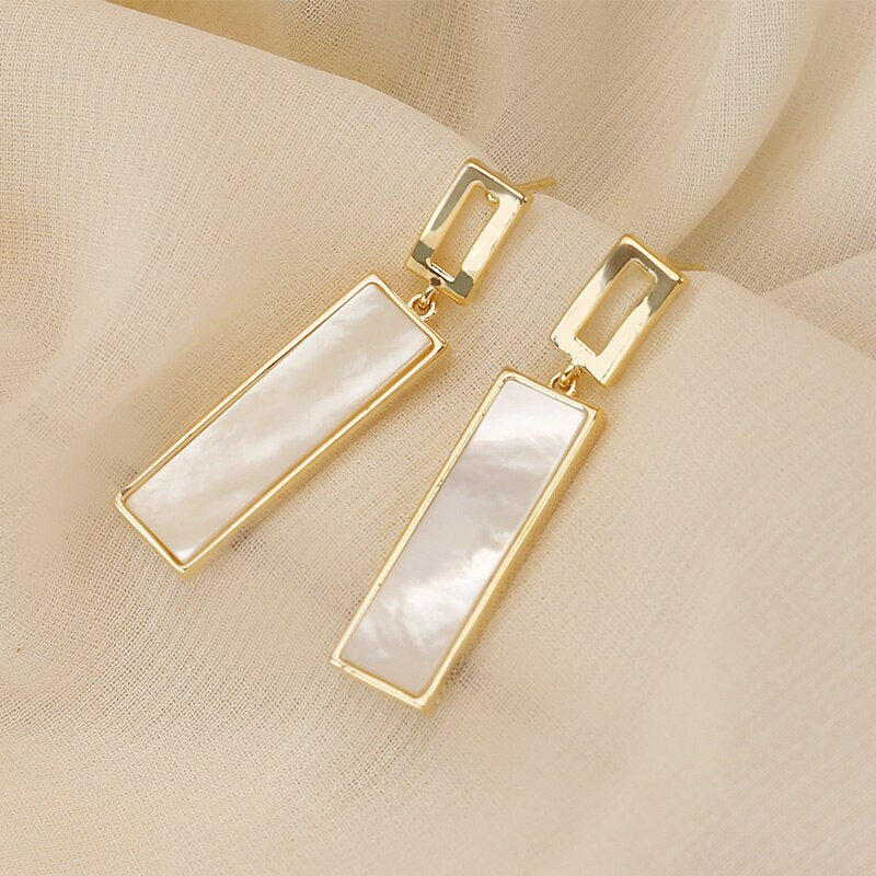 Stylish Geometric Acrylic Drop Earrings for Women