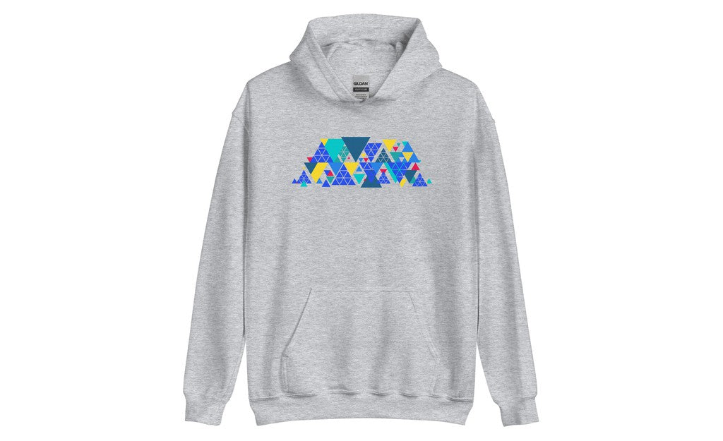 Geometric Pyraminx Hoodie - Cozy and Stylish Sweatshirt