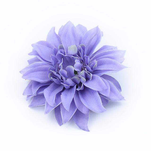 10 Pieces Elegant Silk Gerbera Flower Heads for Wedding and Home Decor