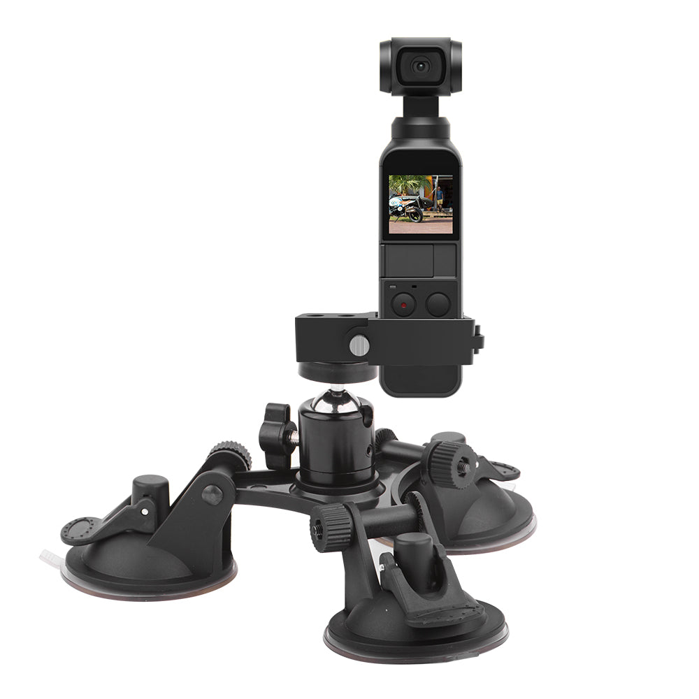 Universal Car Suction Cup Mount for Pocket Cameras