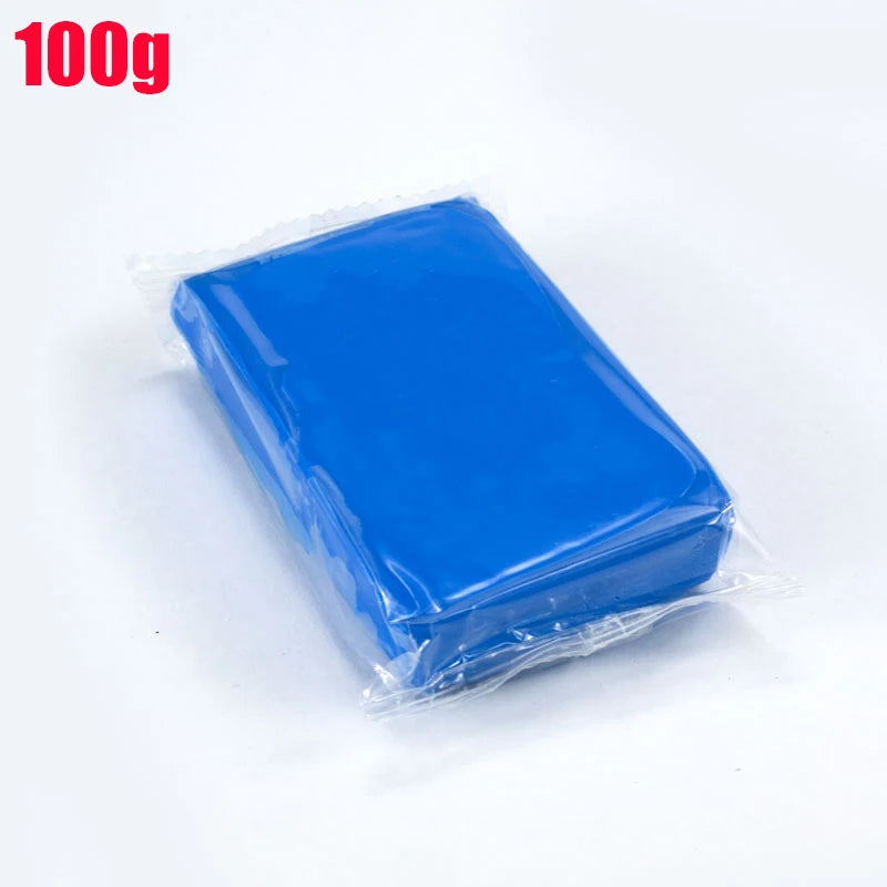 Enhanced Clay Bar Car Cleaning Kit - Magic Blue Detailing Mud for Deep Clean