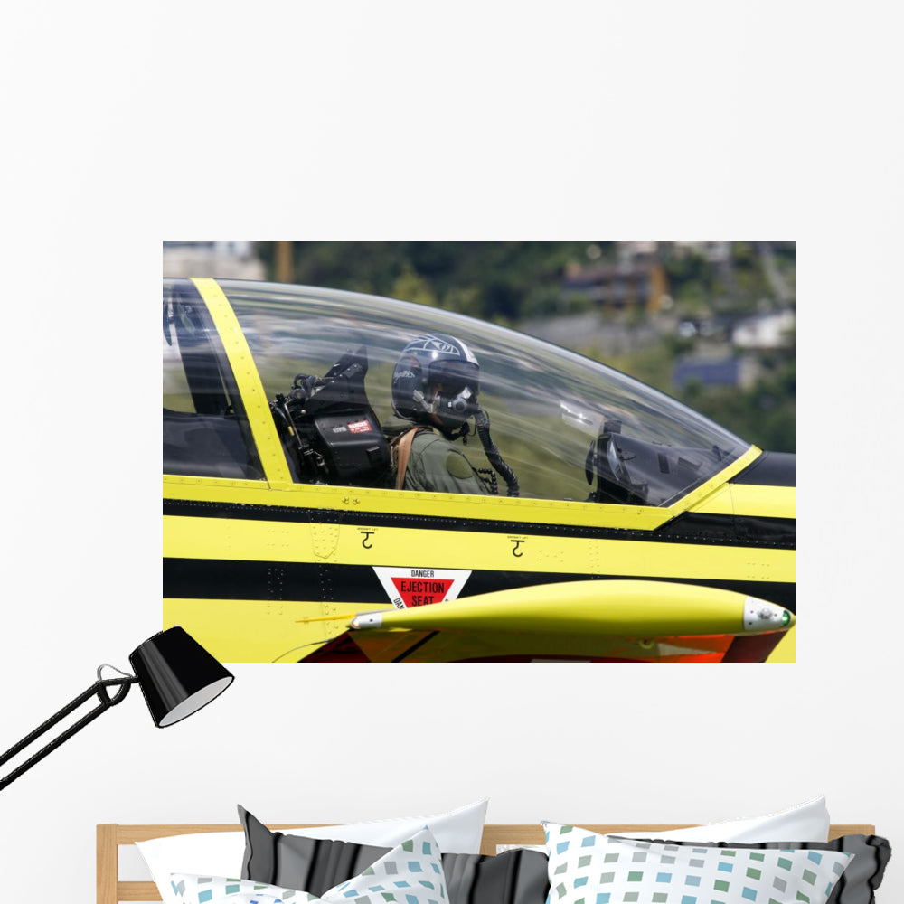 Pilot Cockpit Pilatus PC-9 Vinyl Wall Decal