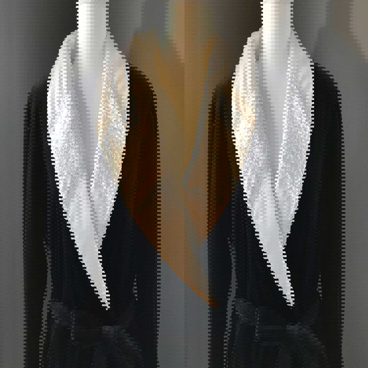 Vintage Velvet Evening Coat by Christian Dior