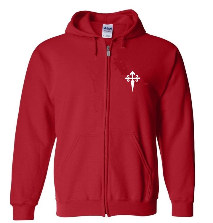 Saint George Cross Crusader Military Christian Hoodie