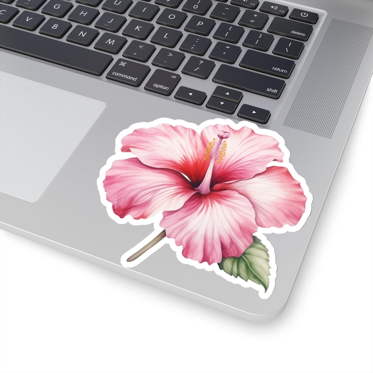 Hibiscus Flower Vinyl Sticker Decal - Waterproof & Reusable for Multiple Surfaces