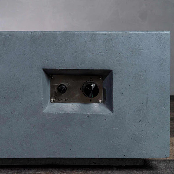 Starfire Designs Beton Rectangle Concrete Gas Fire Pit - Modern Outdoor Heating
