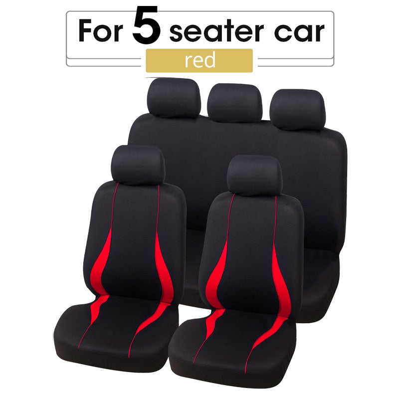 Universal Car Seat Cover Set for Chevrolet Onix, Hyundai HB20, and Other Cars