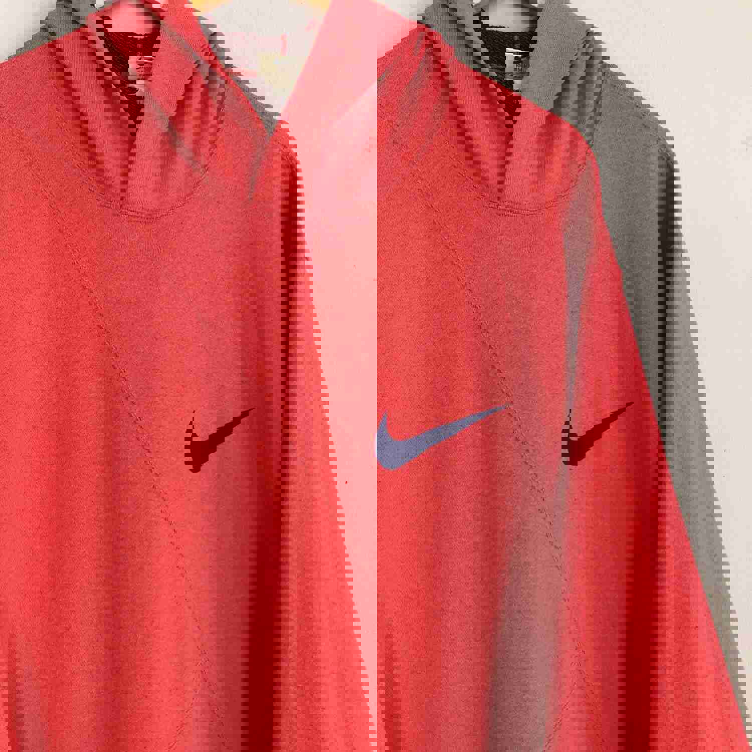 Vintage 90s Nike Swoosh Hoodie Sweatshirt for Men