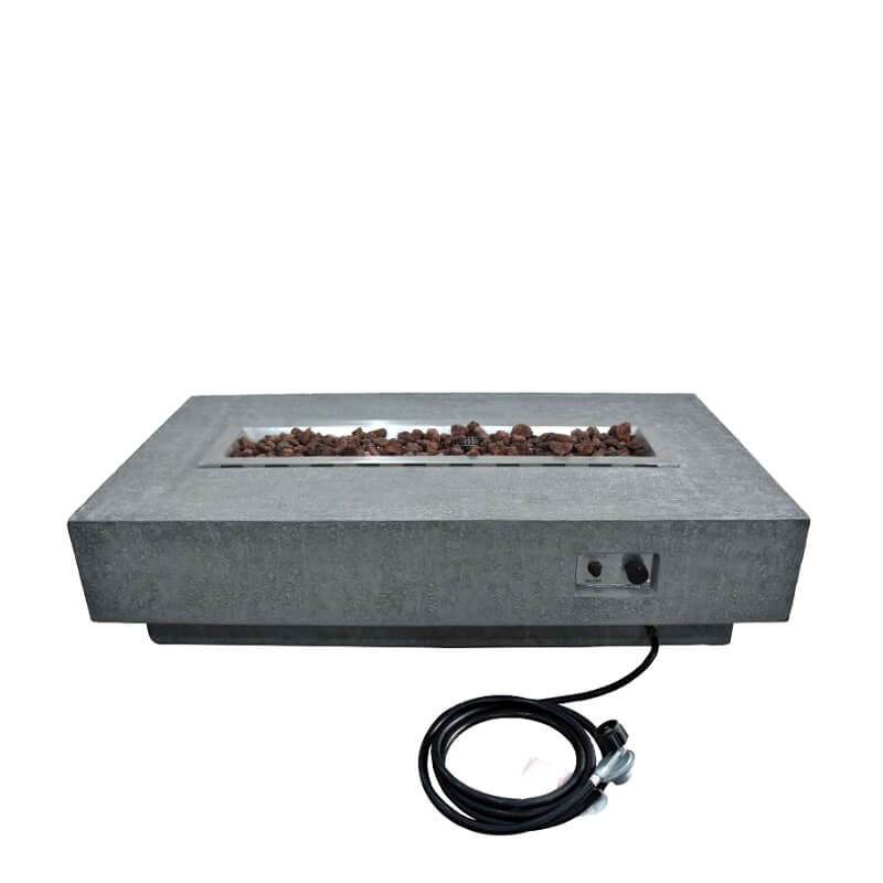 Elementi Hampton Outdoor Concrete Fire Pit Table - OFG139