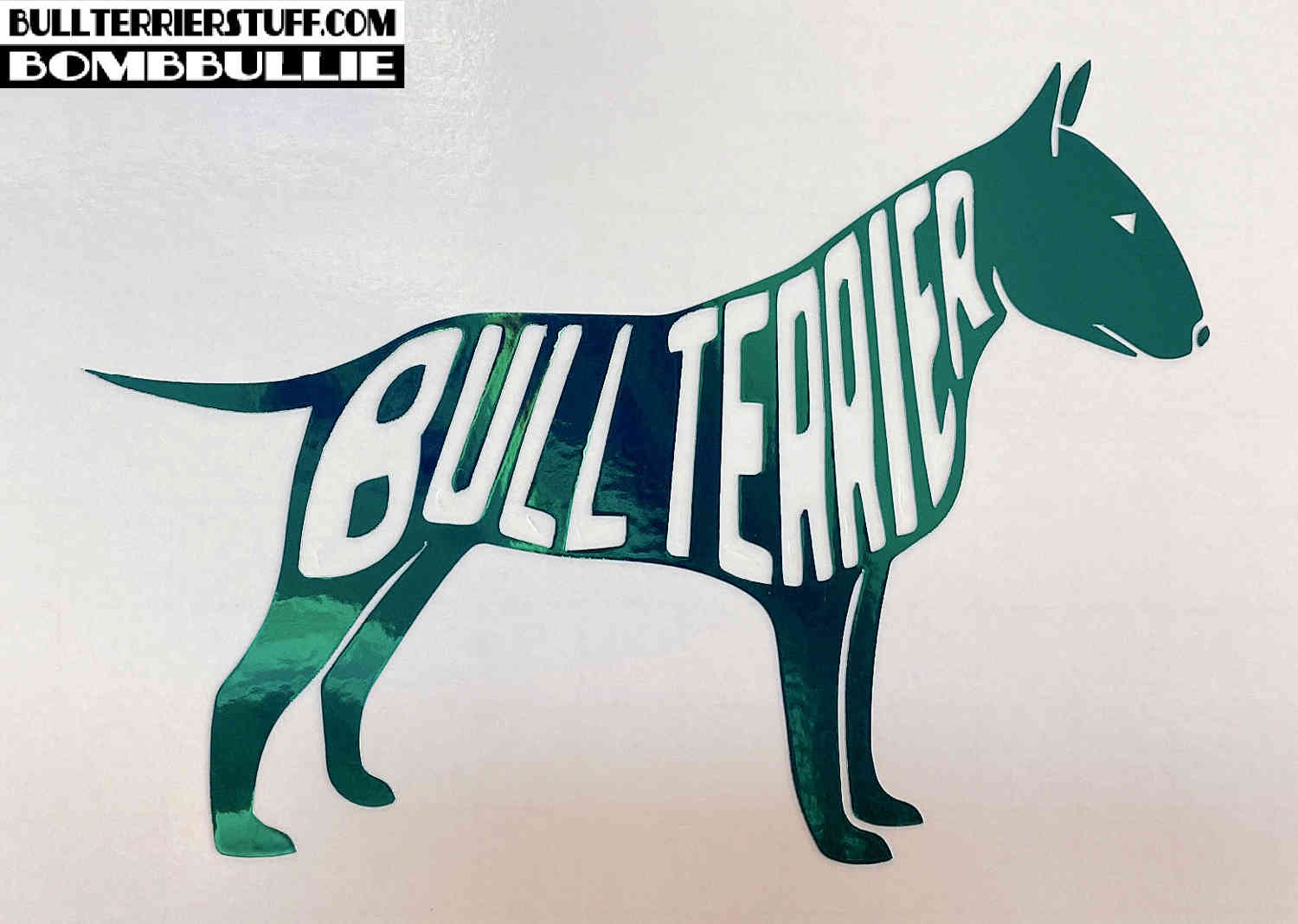 Bull Terrier Decal - High-Quality Vinyl Sticker for Dog Lovers