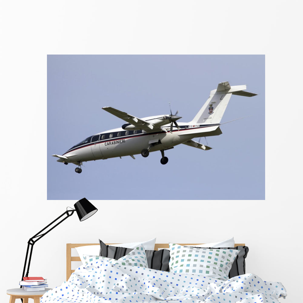 Italian Piaggio P180 Avanti Vinyl Wall Decal