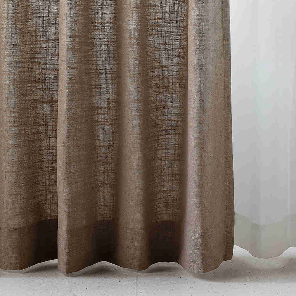 Elegant Linen-Blend Pinch Pleat Curtains for Luxurious Living Spaces