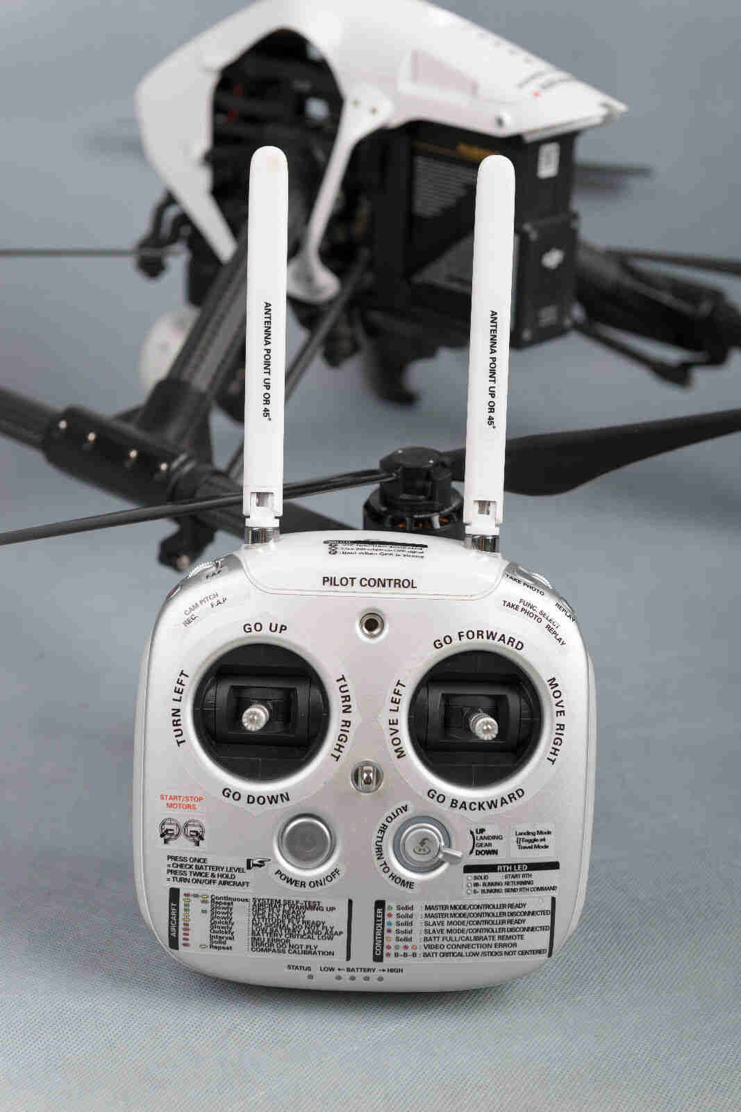 DJI Inspire Remote Control Sticker Set - Black/White Combo