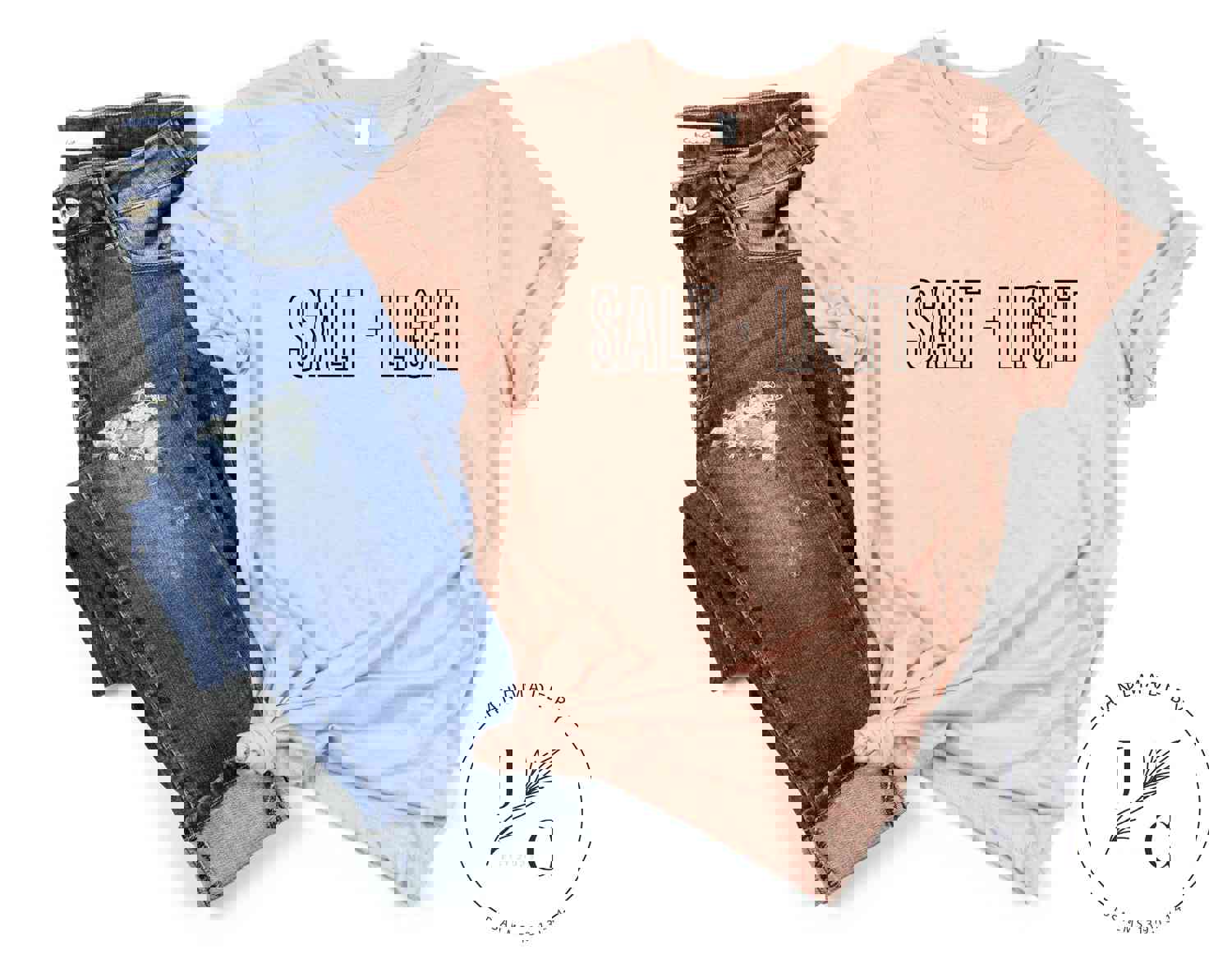Salt Light T-shirt - Christian Clothing for Faithful Style