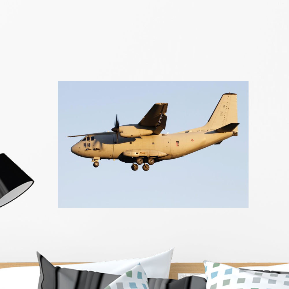 Alenia C-27j Spartan Italian Tan Wall Decal - Vibrant Decor for Any Space